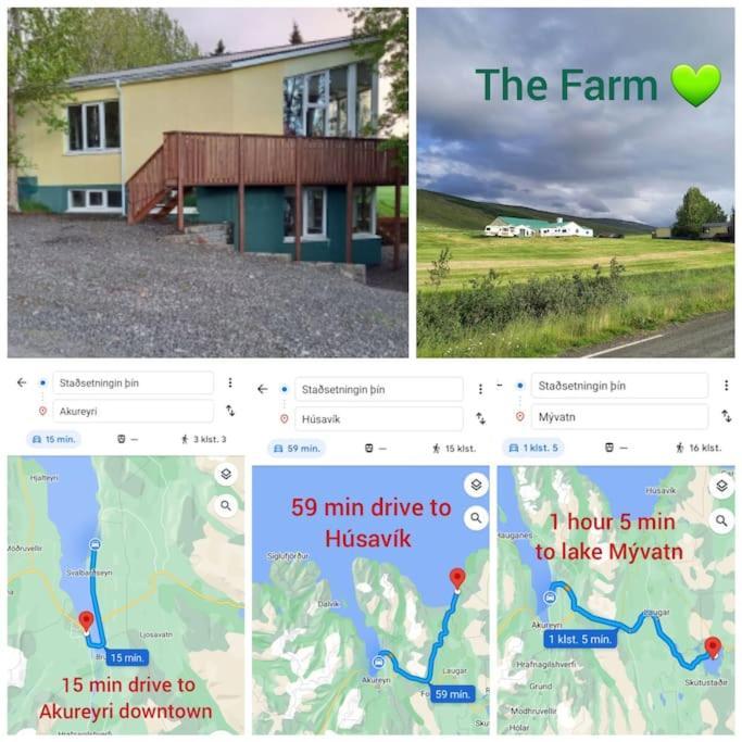 Þorsmoerk Farm 12 Min From Akureyri Leilighet Svalbarthseyri Eksteriør bilde